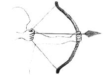 Figura 33. La freccia è un "uno" prevaricatore che indica l'esempla-re, uno tra i molti (E pluribus unum). Questa indicazione non è di un qualche prodotto da scambiare ma di un essere vivente da uccidere.